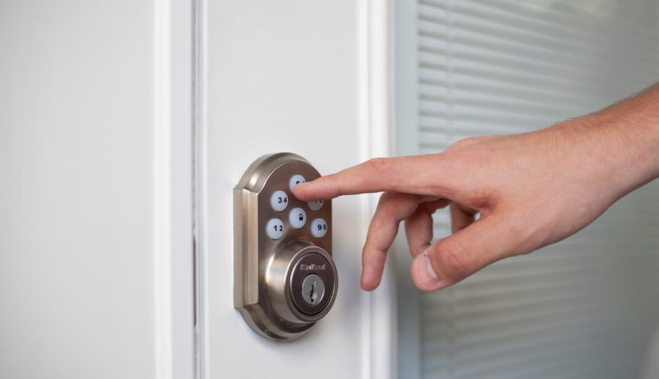 ADT smartlock on a York home